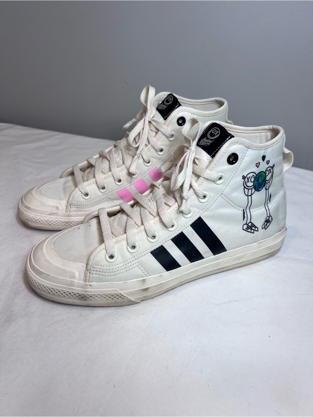 Adidas Nizza Hi RF The World Needs Love high tops size 10.5